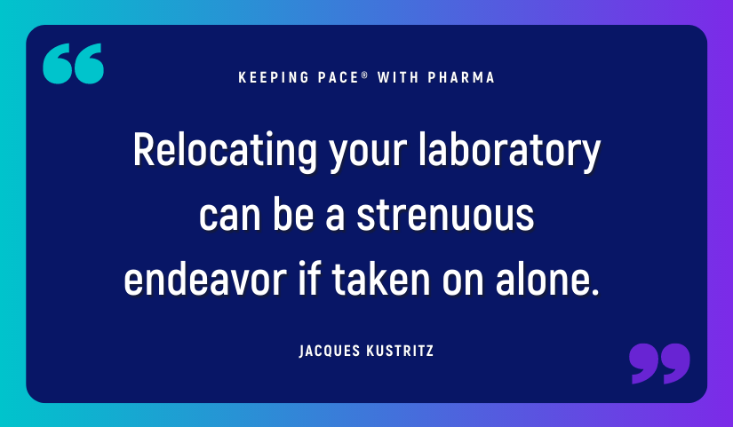 Relocating your laboratory can be a strenuous endeavor if taken on alone.